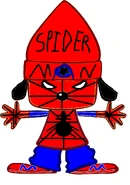 Dressing up as Spider-Man