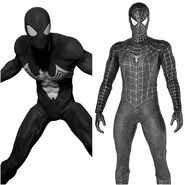 Symbiote Suit as Webbed Symbiote Suit