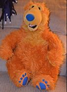 The Bear doll as it would play the part of the Barney doll.