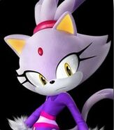 Blaze the Cat in Mario and Sonic at the Olympic Games