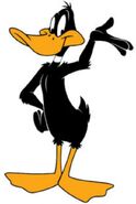 Daffy Duck as King Julien