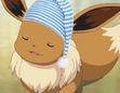 Serena's Eevee Wearing Nightcap Sleepblushing