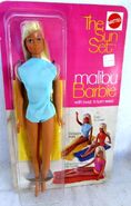 Sunset Malibu Barbie in packing, with A twist 'n turn body