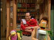 Elmo as Jelmo fell asleep in Alan's arms in episode 4117