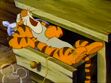 Tigger was snoring and before it wakes up