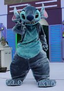 Stitch as Cookie Monster