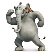Horton as Elephant Abu