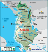 Albania Map