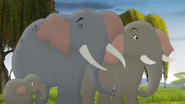 Elephants (The Lion Guard) as apatosaurus