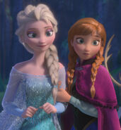 Anna and Elsa as themselves