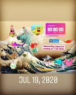 Kanagawa Wave - Marine Day 2020 countdown