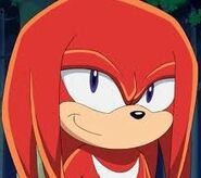 Knuckles the Echidna as Luke