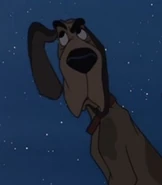 Towser as One of the Knights in the Crowd