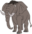 Elephant with Hair (a.k.a. Lieutentant) theafricanjunglebook.png (16 KB)