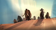 Mammoths Characters as the Wolves