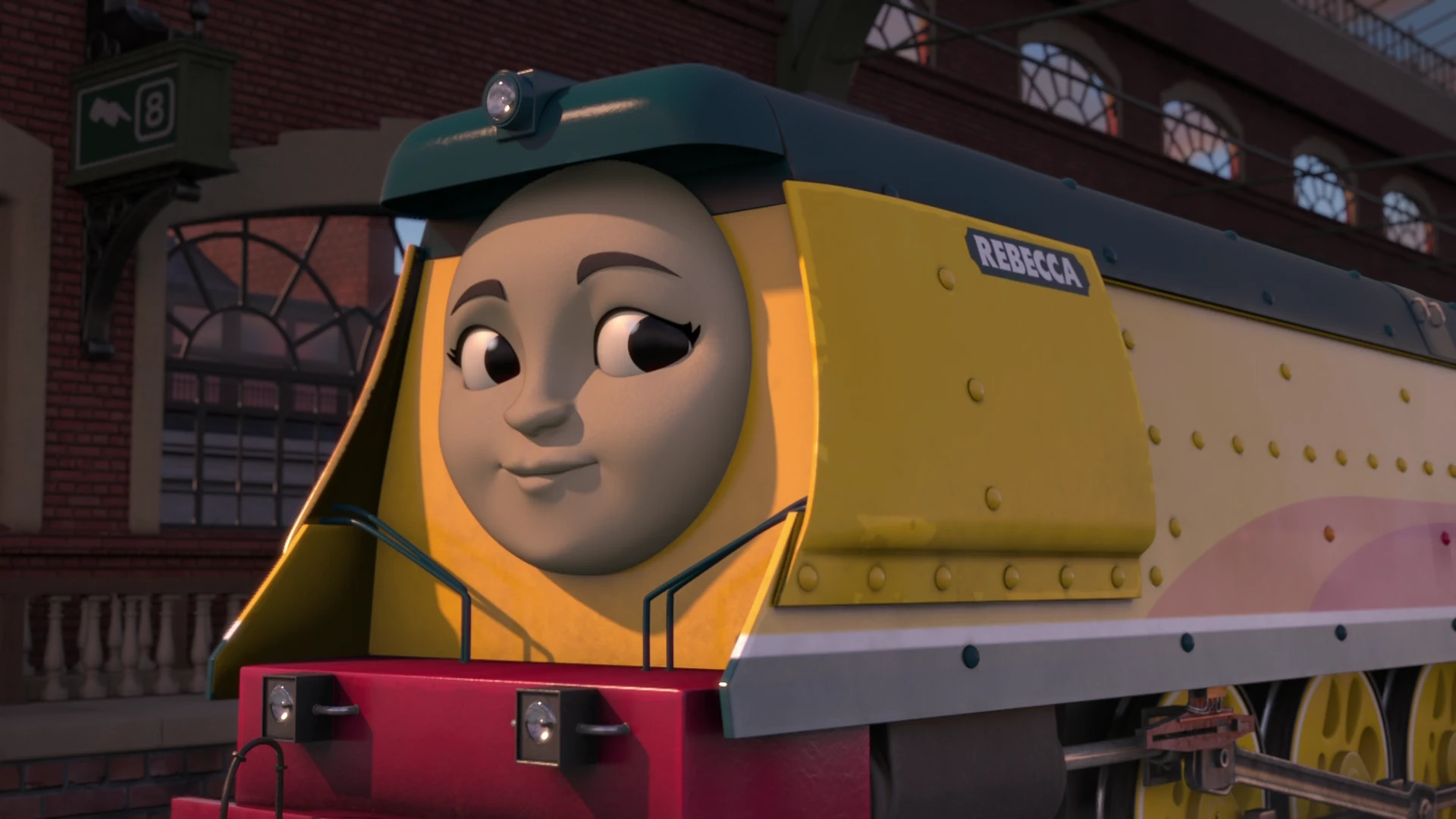 Rebecca　イエロー Rebecca the Happy Engine | The Parody Wiki | Fandom
