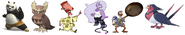 Nigel Thornberry, Amethyst, Po, Noctowl, Fowler & Swellow