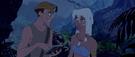 Milo Thatch and Princess Kida