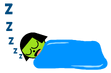 PBS Kids Digital Art - Sleeping Dot (1999)