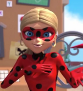 Chloe as Ladybug Square