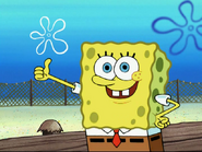 SpongeBob SquarePants as Sir Ector