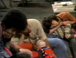 The Sesame Street Human Cast fall asleep through Big Bird's longest story in episode 0560