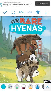 We Bare Hyenas Poster