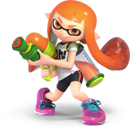 and Inkling Girl as Baby Dinos