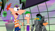 Phineas yells at platyborg