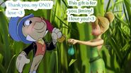 Jiminy Cricket and TinkerBell