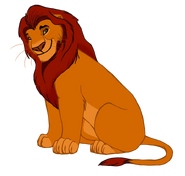 Mufasa lion king art