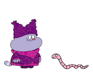 Chowder meets Common Earthworm