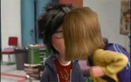 Hiro and Riley's kiss