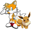 Miles (Tails) Prower And Eevee Are Best Friends