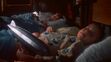 Ralphie Parker and Randy Parker are sleeping in A Christmas Story
