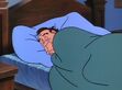 Sgt. Frank Grating was sleeping in bed
