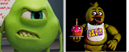 Mike Wazowski vs Chica