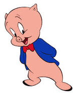 Porky Pig as Herself