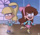 Mabel Pines and Pacifica Northwest 80s AU
