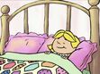 Emily Elizabeth was sleeping in bed to hear Clifford's hiccups