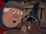 Coachman asks for the Donkey's name.