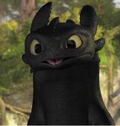 Toothless as The Iron Giant