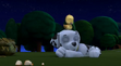 Marshall and Fuzzy sleeping