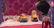 Minions in bed
