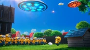 Minions look ufo