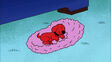 Puppy Clifford sleeping in An Honest Spin