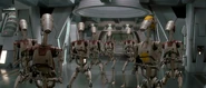 and the Battle Droids as the Toad Security guards