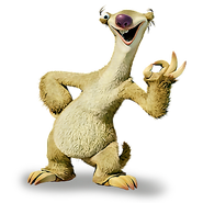 Sid the Sloth as the Juggling Octopus