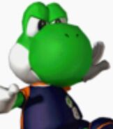Yoshi in Super Mario Strikers