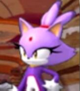 Blaze the Cat in Sonic Colors